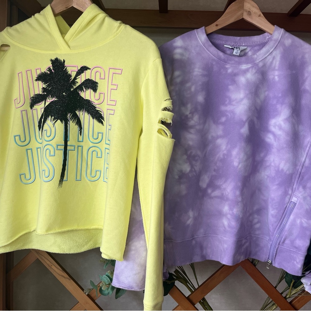 Cute Girls Justice (14/16)And JoyLab(S)Light/Hoodie Set, Gently Used